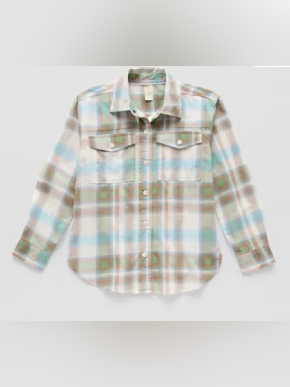 Thereabouts Little & Big Kid Girls Ultra Lightweight Shirt Jacket